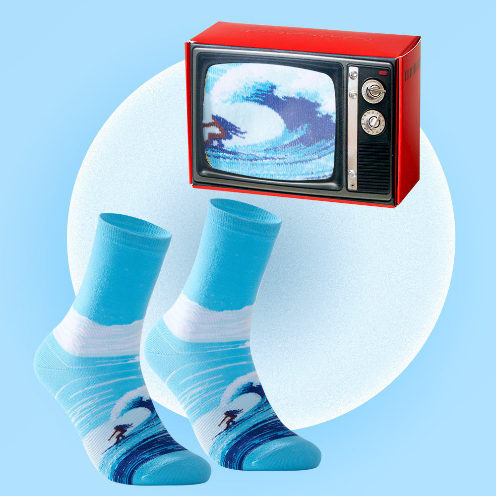 Vintage TV Gift Socks
