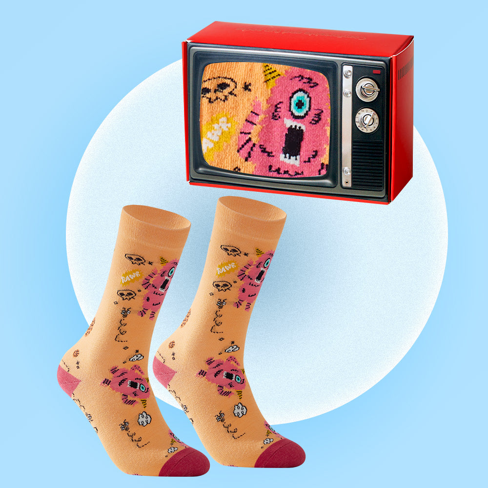 Vintage TV Gift Socks