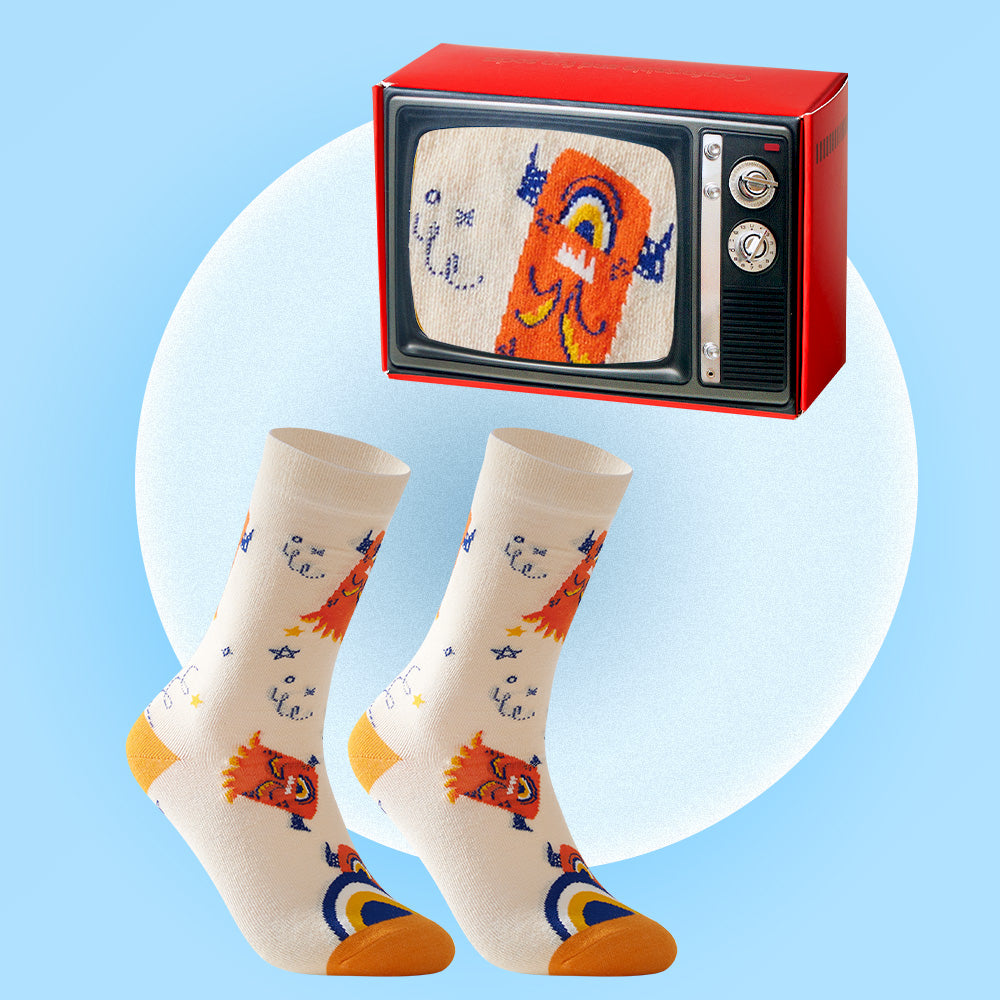 Vintage TV Gift Socks