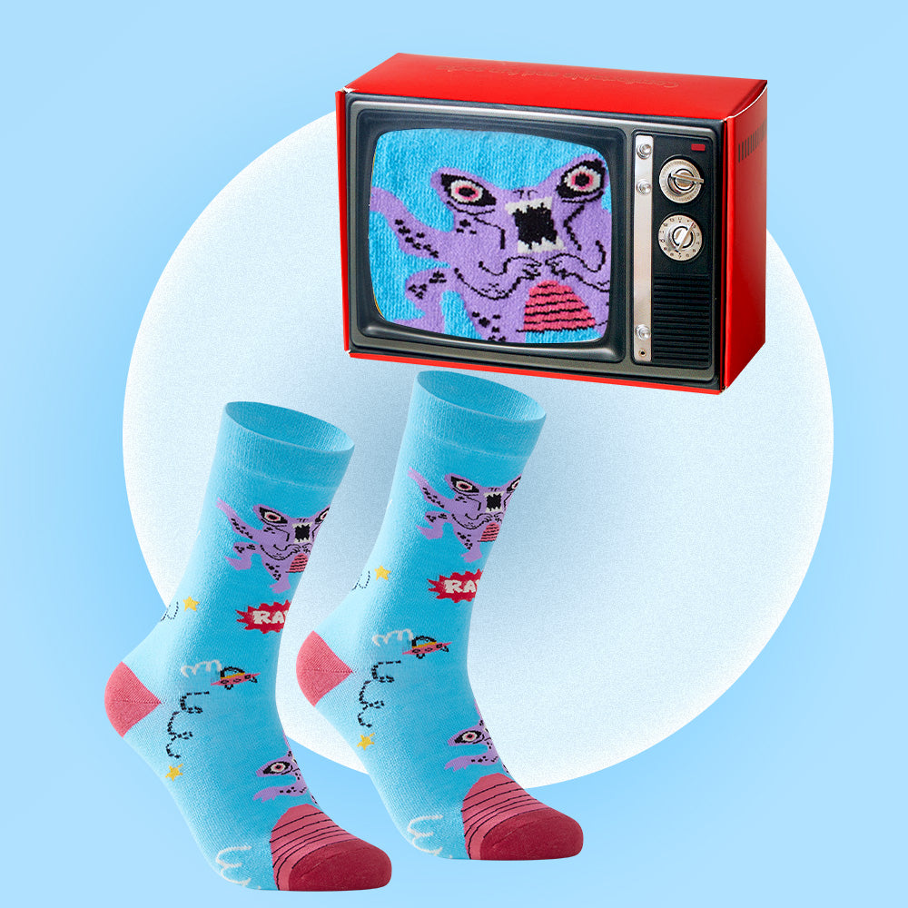 Vintage TV Gift Socks