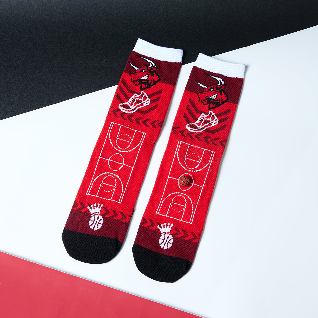 Basketball Creative Gift Socks - Red