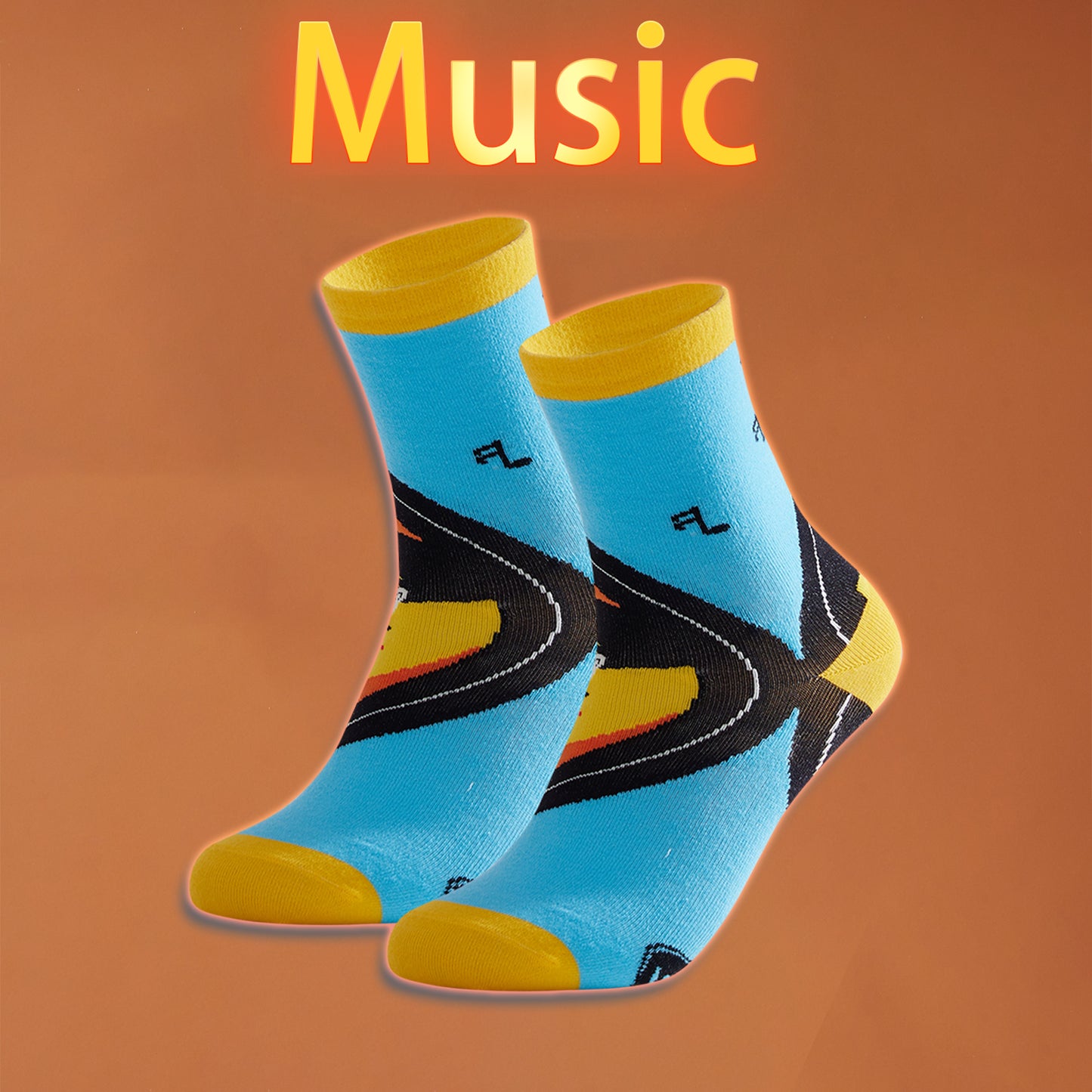 CD Record Gift Box Tide Socks