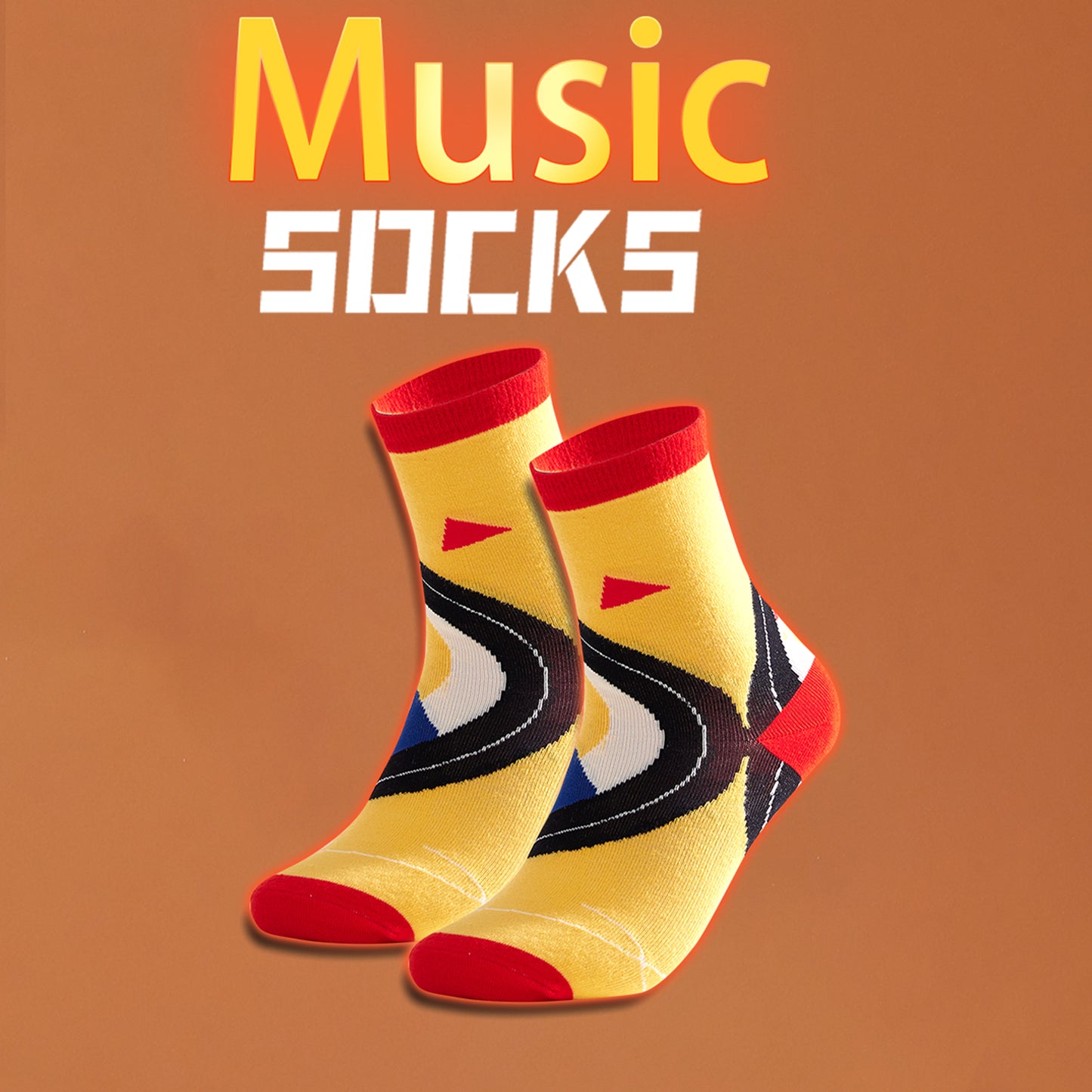 CD Record Gift Box Tide Socks