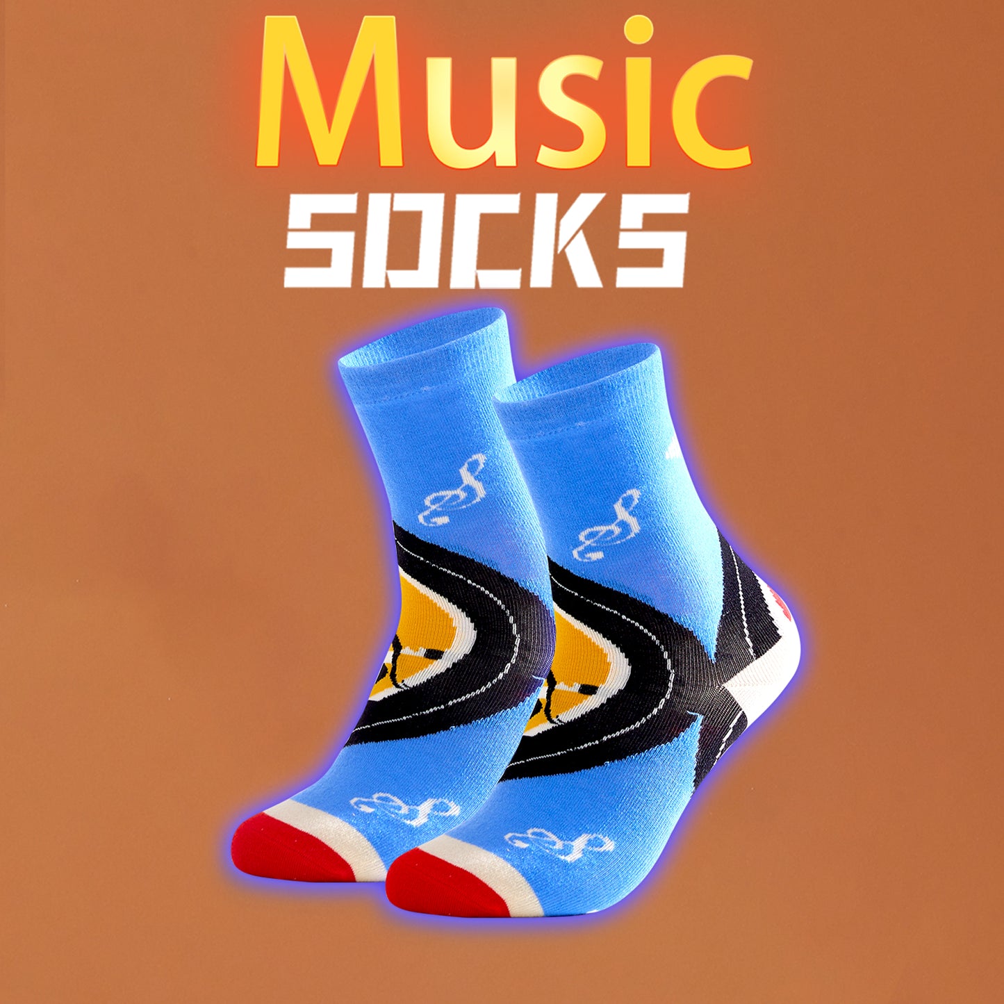 CD Record Gift Box Tide Socks