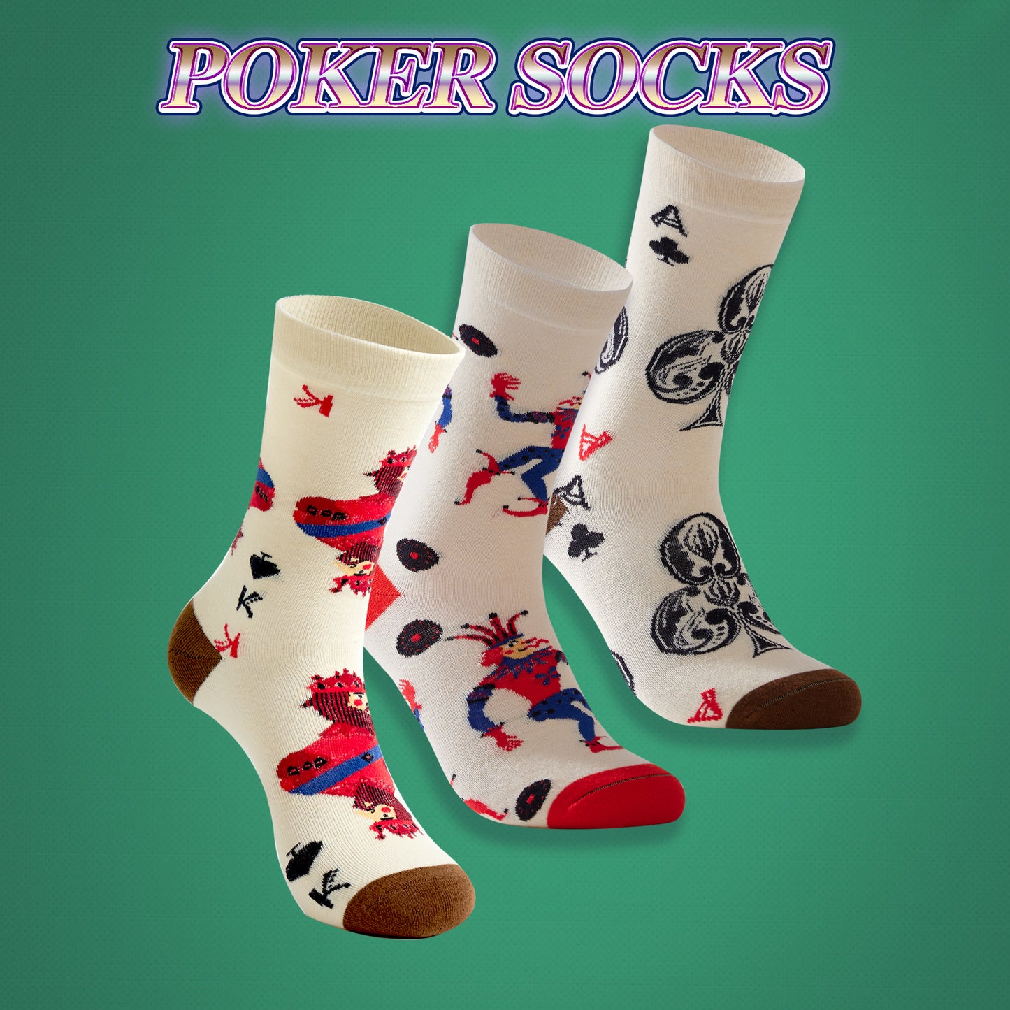 Classic Poker Ideas Gift Socks