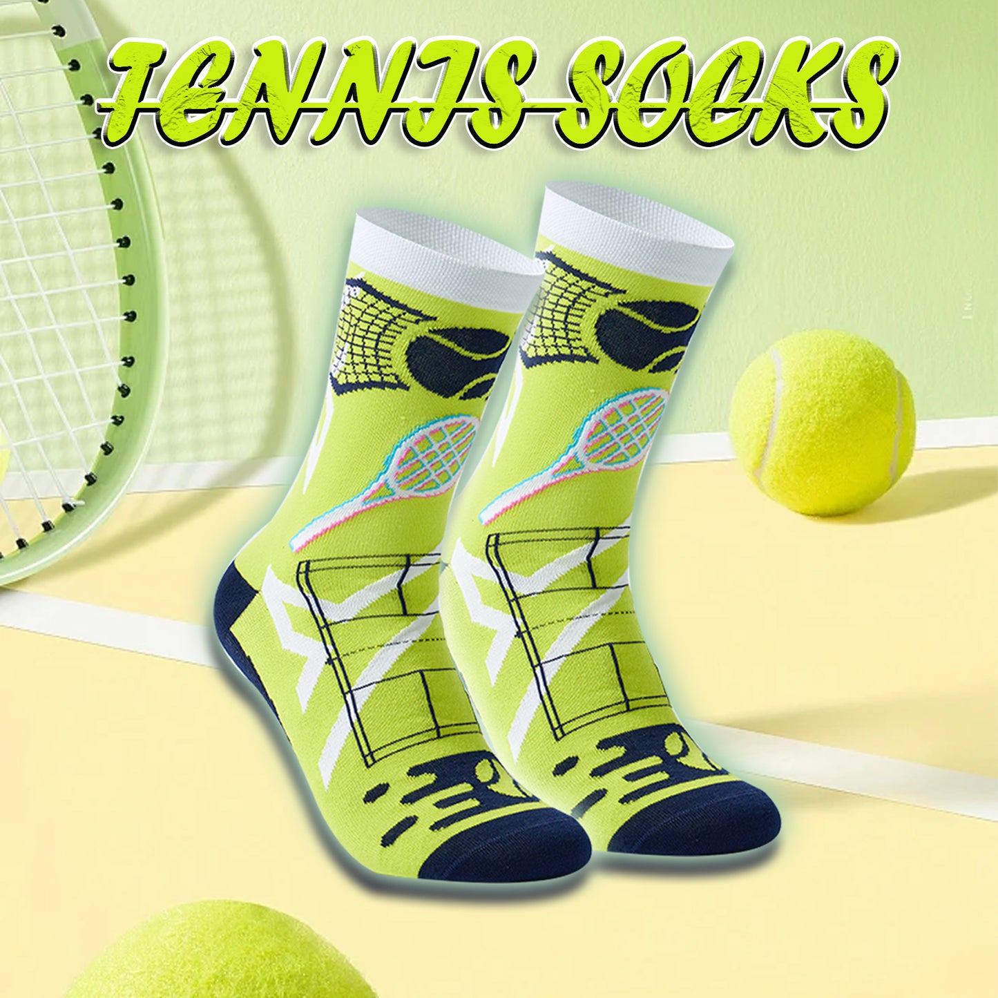 Tennis Creative Gift Box Tide Socks