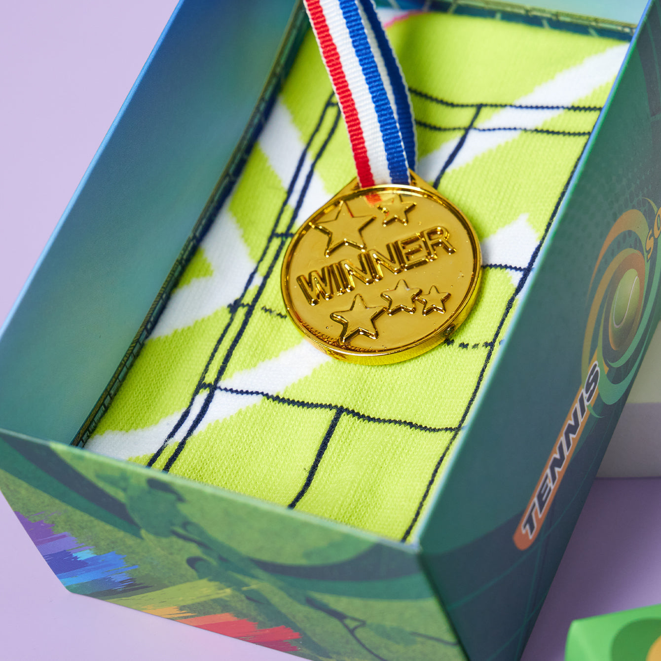 Tennis Creative Gift Box Tide Socks