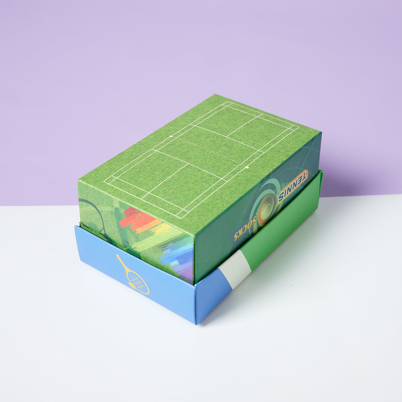Tennis Creative Gift Box Tide Socks