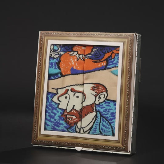 World Famous Paintings Creative Gift Box Socks-1 Pair